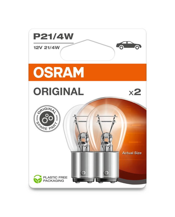 M-Tech OSRAM ORIGINAL 7225-2BL P21/4W BAZ15D 12V M-Tech OSRAM ORIGINAL 7225-2BL P21/4W BAZ15D 12V