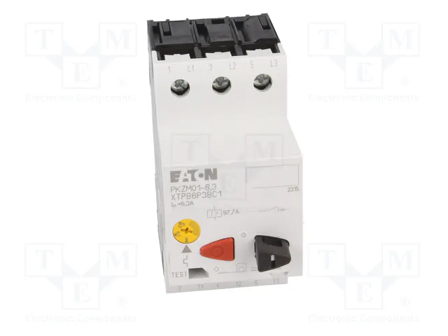 EATON ELECTRIC PKZM01-6,3 Interruptor motorizado 2,2kW 220÷690VAC EATON ELECTRIC PKZM01-6,3 Interruptor motorizado 2,2kW 220÷690VAC