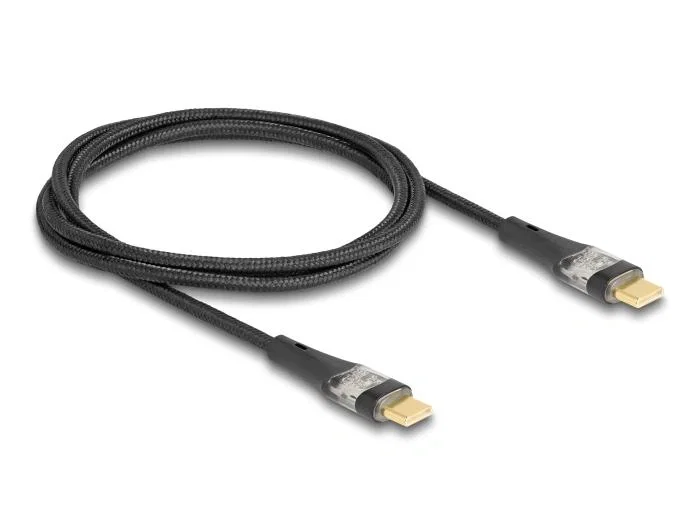 DeLOCK Cable USB 2.0 USB Type-C™ a USB Type-C™ PD 3.0 100 W 1 m