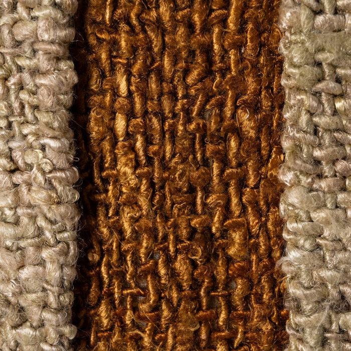 Ixia Cojín Beige-ocre de Algodón y Viscosa 30 x 50 cm