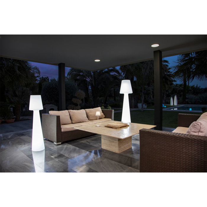 New Garden Lola 110 Lámpara de pie recargable RGB + luz blanca New Garden Lola 110 Lámpara de pie recargable RGB + luz blanca