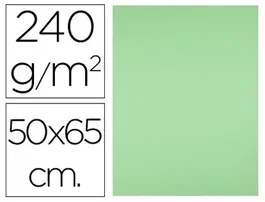 Liderpapel Cartulina Verde Pistacho 50x65 cm 240g/m2