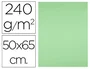 Liderpapel Cartulina Verde Pistacho 50x65 cm 240g/m2