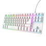 Trust GXT 833 THADO Teclado Gaming de Membrana con Retroiluminación RGB Blanco