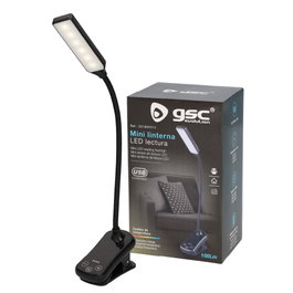 GSC Evolution Linterna LED de lectura ajustable con pinza