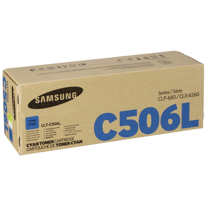 Samsung Cartucho de Tóner CLT-C506L Cian Alta Capacidad