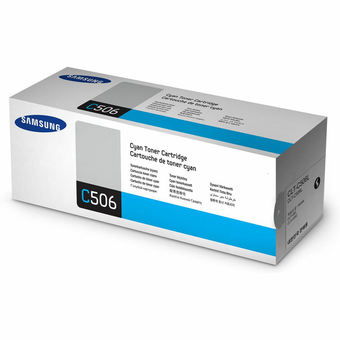 Samsung CLT-C506L Cyan Cartucho de Tóner de Alta Capacidad Samsung CLT-C506L Cyan Cartucho de Tóner de Alta Capacidad
