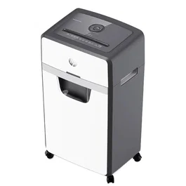 HP OneShred 24CC Trituradora de Papel Corte en Partículas 22 cm 4 mm 30 L 65 dB Blanca y Negra