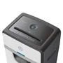 HP OneShred 24CC Destructora de papel - Corte en partículas P-4, 24 hojas, 30L, 65 dB, tritura grapas y tarjetas, color blanco y negro