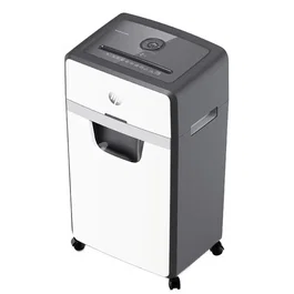 HP OneShred 24CC Destructora de papel - Corte en partículas P-4, 24 hojas, 30L, 65 dB, tritura grapas y tarjetas, color blanco y negro