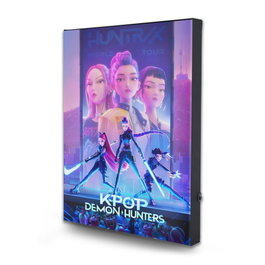Pyramid International KPop Demon Hunters Póster de tela con luz LED