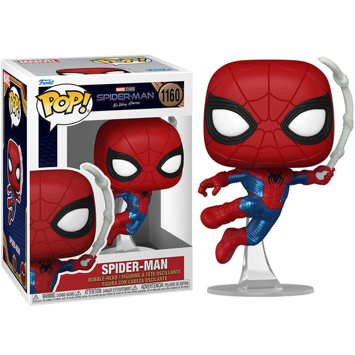 Funko Figura POP Marvel Spiderman No Way Home Spider-Man Vinilo 9cm