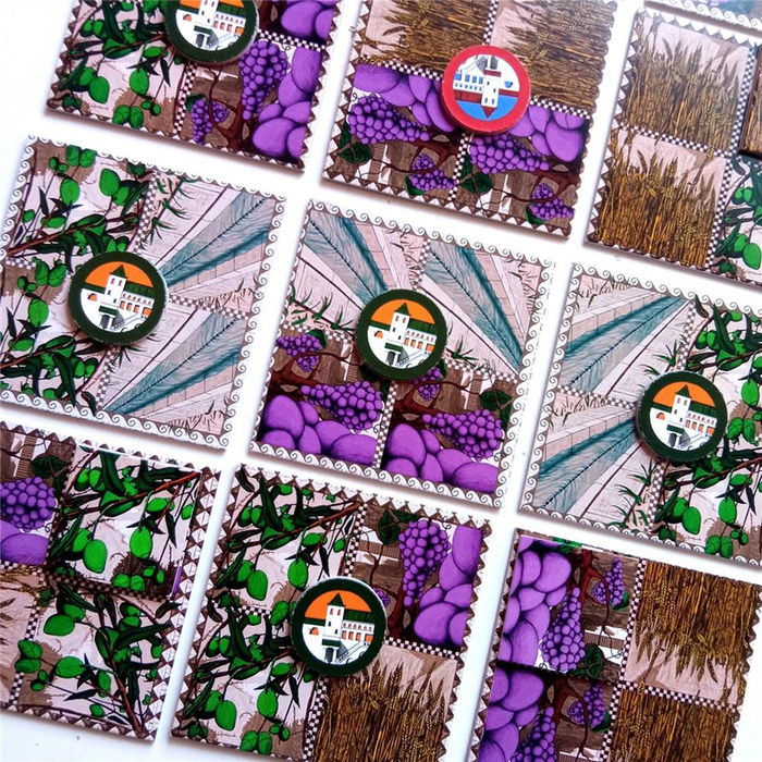 Sugaar Editorial Juego Agros Tarraco - Juego de Mesa de Estrategia y Colocación de Losetas para 2 Jugadores (15 Min), Referencia SGAT01ES, Edad +8, Español/Inglés