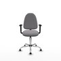 PIQUERAS Y CRESPO Silla de oficina Aýna Gris con Brazos 1D