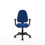 PIQUERAS Y CRESPO Silla de oficina Algarra Azul con mecanismo Asincro