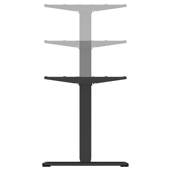 EQUIP 650815 Pie de Escritorio Elevable Eléctrico con Motor Dual, 125 kg, Acero/Aluminio, Negro, Altura 62-126 cm, Ancho 110-200 cm, Control por Botones EQUIP 650815 Pie de Escritorio Elevable Eléctrico con Motor Dual, 125 kg, Acero/Aluminio, Negro, Altura 62-126 cm, Ancho 110-200 cm, Control por Botones