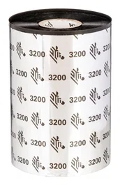 Zebra Cinta térmica 3200 Wax/Resin 89mm x 450m Negro