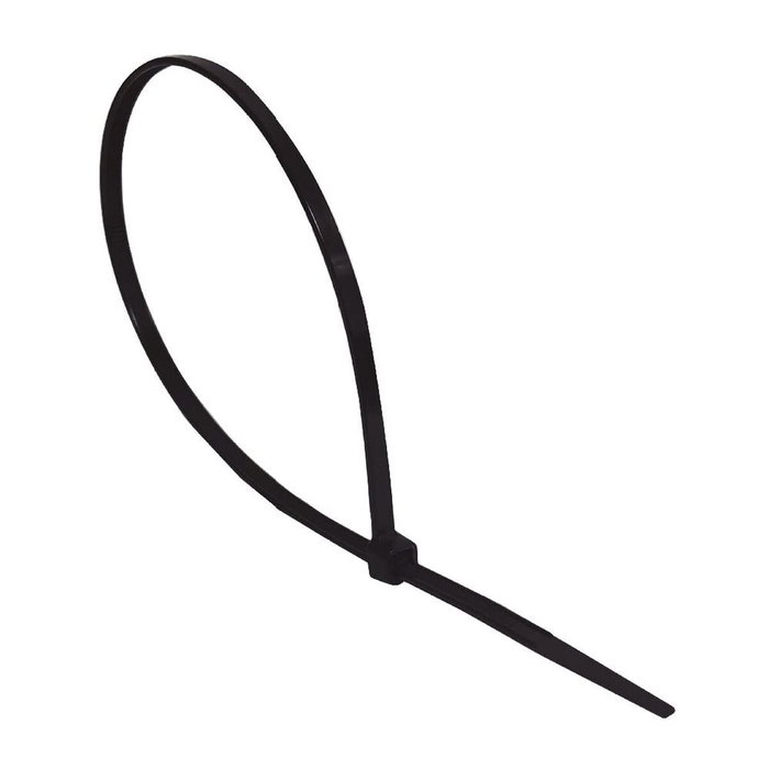 Celo Bridas de Nylon Negro 200 x 7,6 mm (100 uds)