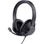 Trust Ayda Max Auriculares USB con Micrófono Negro