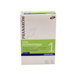 Pranarom Oleocaps+ Plus 1 Vias Respiratorias 30 Cápsulas