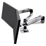 Ergotron LX Montaje de Brazo para 2 Monitores Hasta 68.6 cm / 27 Pulgadas, 18.1 kg, VESA 100x100 mm, 45-245-026