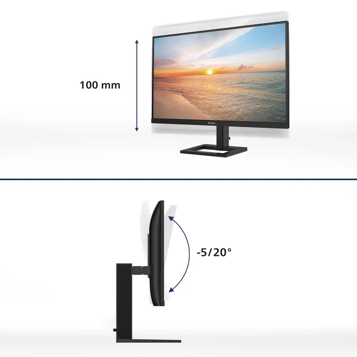 Philips 27E1N1900AE Monitor 27" IPS 4K UHD 60Hz USB-C con PD 65W y Hub, Altavoces, Altura Ajustable, HDR10, LowBlue, 4ms, 2x HDMI 2.0 - Negro Philips 27E1N1900AE Monitor 27" IPS 4K UHD 60Hz USB-C con PD 65W y Hub, Altavoces, Altura Ajustable, HDR10, LowBlue, 4ms, 2x HDMI 2.0 - Negro