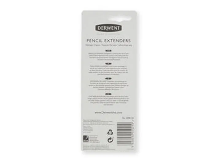 Derwent Extensor de Lápices Set de 2 Unidades para Lápices Pequeños, Inktense y Artists