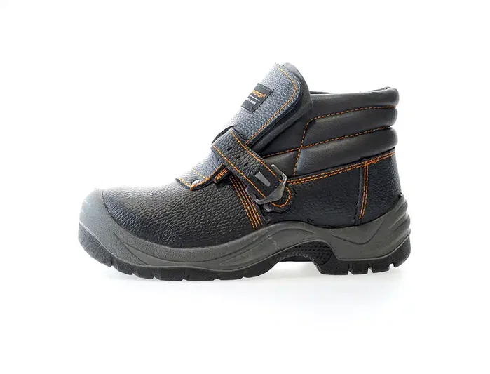 Safetop Bota de seguridad Nerio talla 44 para soldador en cuero negro Safetop Bota de seguridad Nerio talla 44 para soldador en cuero negro