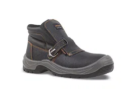 Safetop Bota de seguridad Nerio talla 44 para soldador en cuero negro