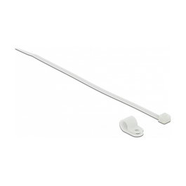 DeLOCK 18865 Brida atornillada de nylon blanca