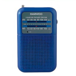 Daewoo Radio Portátil DW1008 Azul