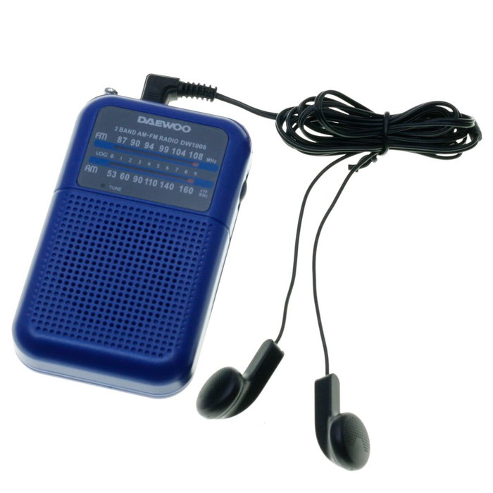 Daewoo Radio Portátil DW1008 Azul