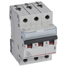 Legrand 403546 TX3 LS-Schalter C 20A 3-polig 6kA 400VAC 3TE