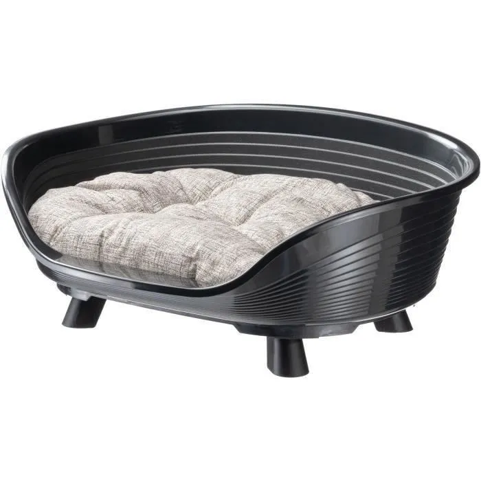 Ferplast Cesta Trono 6 con Cojín Relax Negro Ferplast Cesta Trono 6 con Cojín Relax Negro