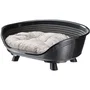 Ferplast Cesta Trono 6 con Cojín Relax Negro