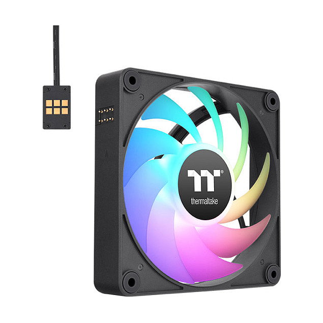 Thermaltake CT140 EX ARGB Pack de 3 Ventiladores de 140 mm Negro