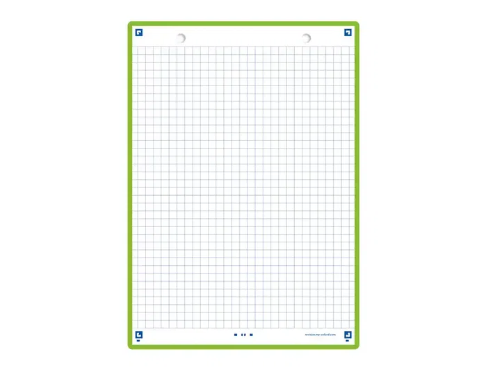 OXFORD Fichas de revisión Revision 2.0 Verde menta A5 con cuadrícula 5x5