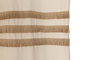 DKD Home Decor Cortina Nature23 Estilo Cottage Natural Algodón Yute 260 x 140 cm (2 Unidades)