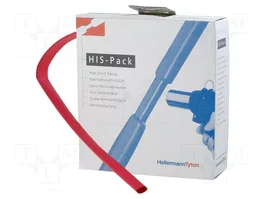 HELLERMANNTYTON Tubo termoretráctil 12mm 5m Rojo