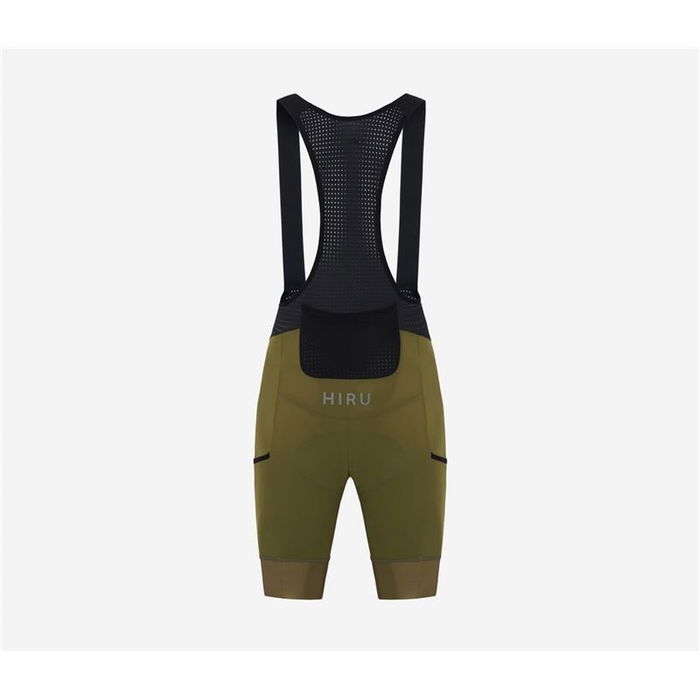 Culotte Hiru Adv Cargo Bibshort Oliva Ciclismo S