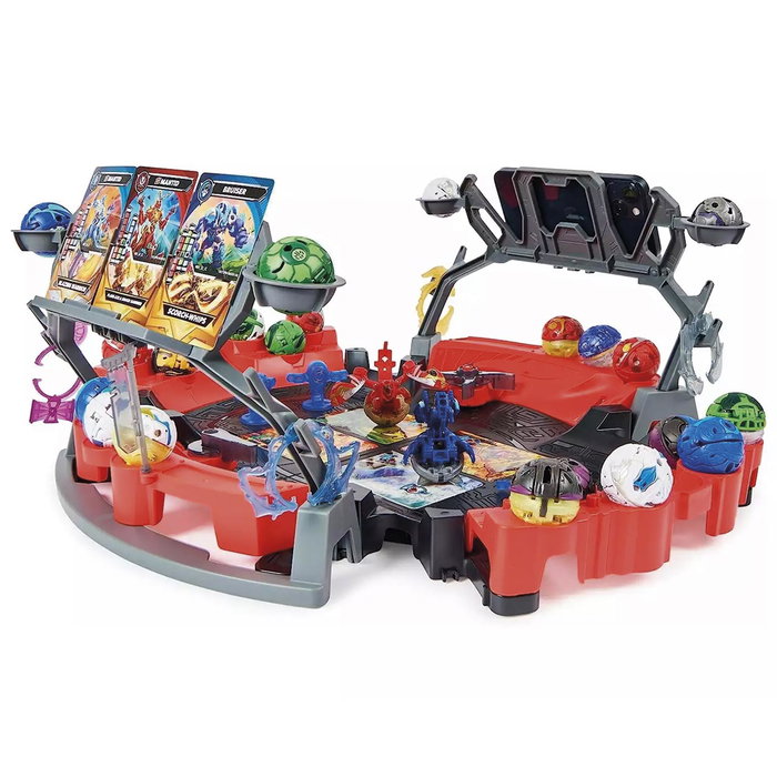 Spin Master BAKUGAN Battle Arena 6067045 - Juego de Batalla con Accesorios, Arena Personalizable, Soporte para Móvil, Multilingüe (ES, EN, FR, DE, PT)