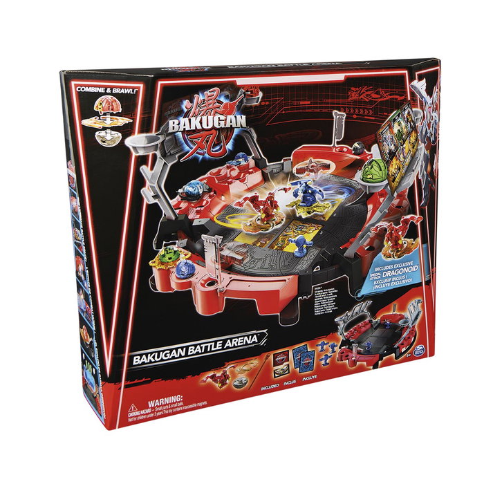Spin Master BAKUGAN Battle Arena 6067045 - Juego de Batalla con Accesorios, Arena Personalizable, Soporte para Móvil, Multilingüe (ES, EN, FR, DE, PT)