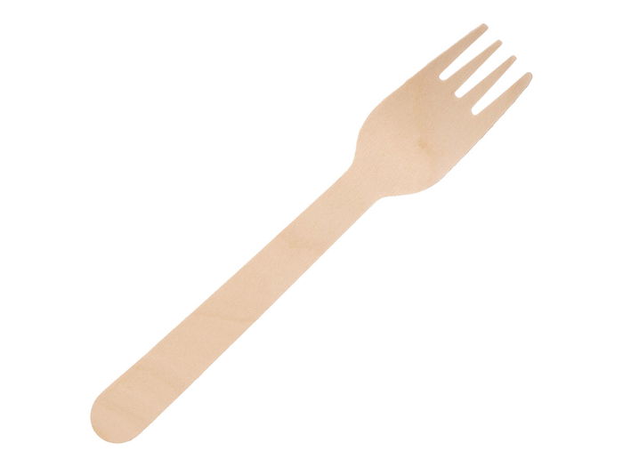 KINVARA Set 24 Tenedores Madera 14 cm x 23 cm x 3.3 cm (Set de 36)