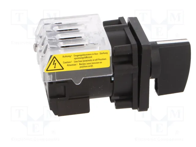 SCHNEIDER ELECTRIC Interruptor de leva 12A 0-1 Negro SCHNEIDER ELECTRIC Interruptor de leva 12A 0-1 Negro