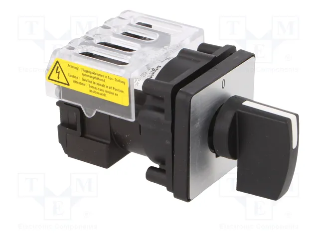SCHNEIDER ELECTRIC Interruptor de leva 12A 0-1 Negro SCHNEIDER ELECTRIC Interruptor de leva 12A 0-1 Negro