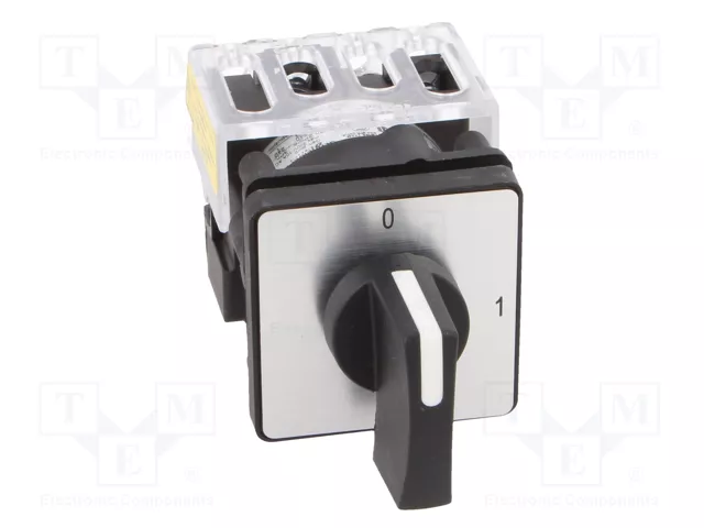 SCHNEIDER ELECTRIC Interruptor de leva 12A 0-1 Negro SCHNEIDER ELECTRIC Interruptor de leva 12A 0-1 Negro