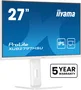 Iiyama ProLite XUB2797HSU-W2 Monitor 27" Full HD (1920x1080) IPS, 100 Hz, 1 ms, FreeSync, HDMI/DP/USB, Altavoces, Ajuste en Altura, Blanco