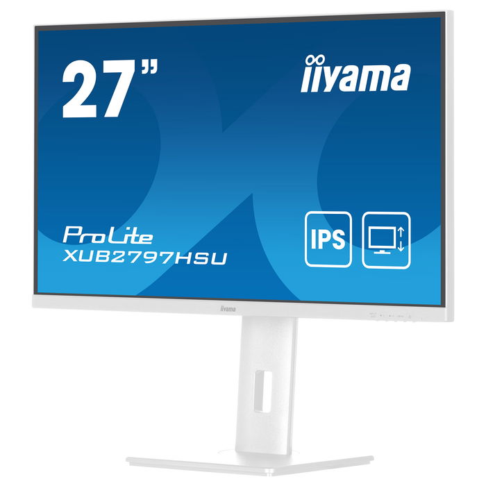 IIYAMA ProLite XUB2797HSU-W2 68.6 cm (27") 1920 x 1080 Full HD LED 1 ms IPS 100 Hz HDMI+DP+2xUSB Lift
