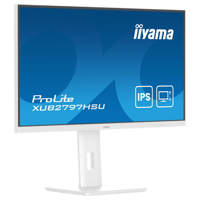 IIYAMA ProLite XUB2797HSU-W2 68.6 cm (27") 1920 x 1080 Full HD LED 1 ms IPS 100 Hz HDMI+DP+2xUSB Lift