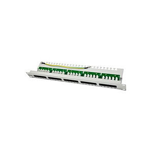 Synergy21 Patch Panel 25xTP CAT3, ISDN, 19 pulgadas, gris claro